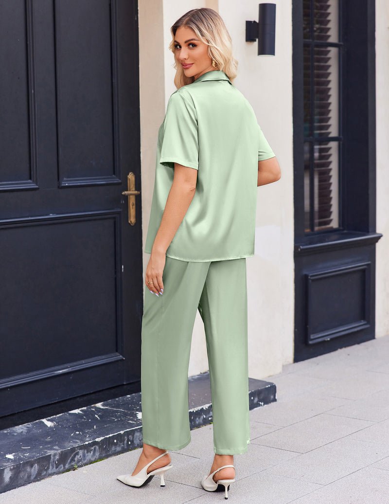 Comfy Satin Teddy 2-Piece Pajamas Set (US Only)