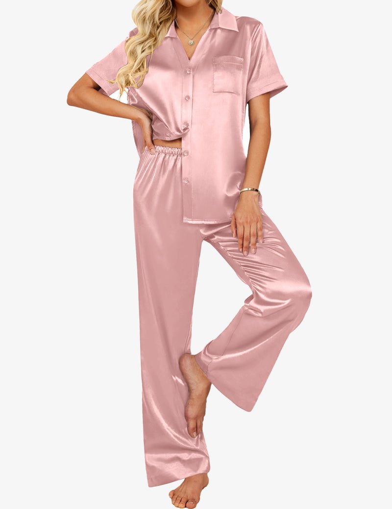 Comfy Satin Teddy 2-Piece Pajamas Set (US Only)