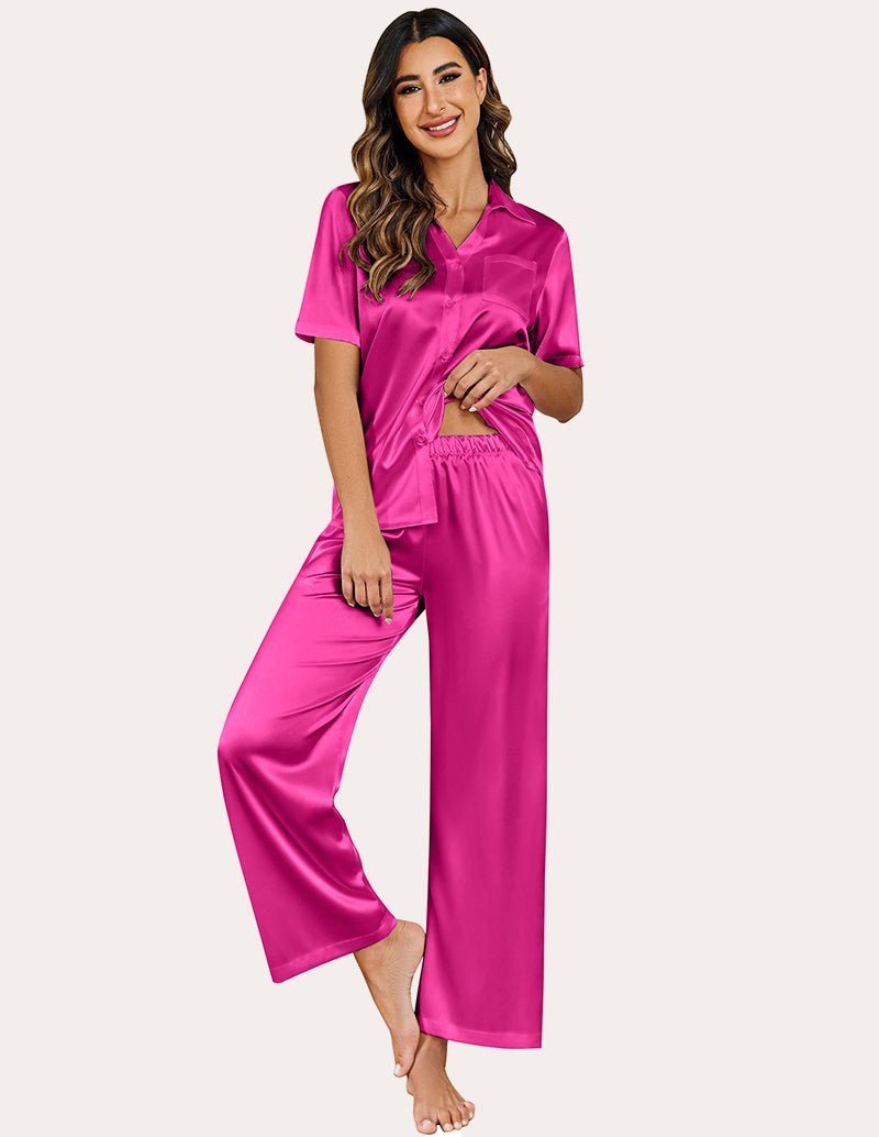 Comfy Satin Teddy 2-Piece Pajamas Set (US Only)