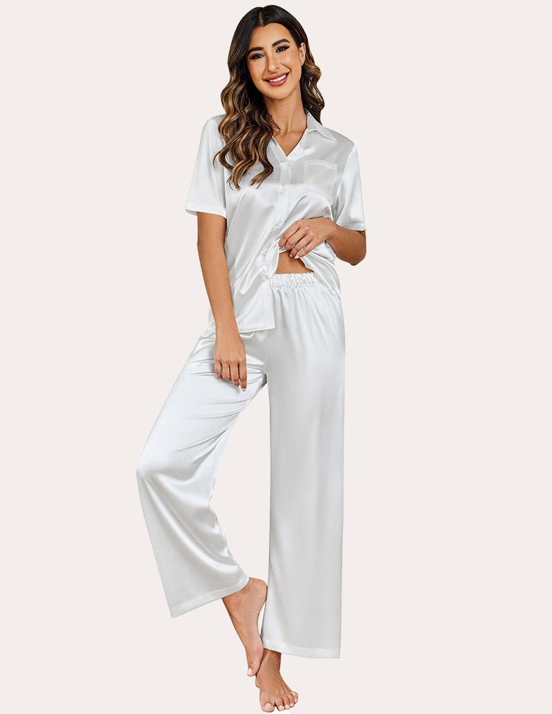 Comfy Satin Teddy 2-Piece Pajamas Set (US Only)