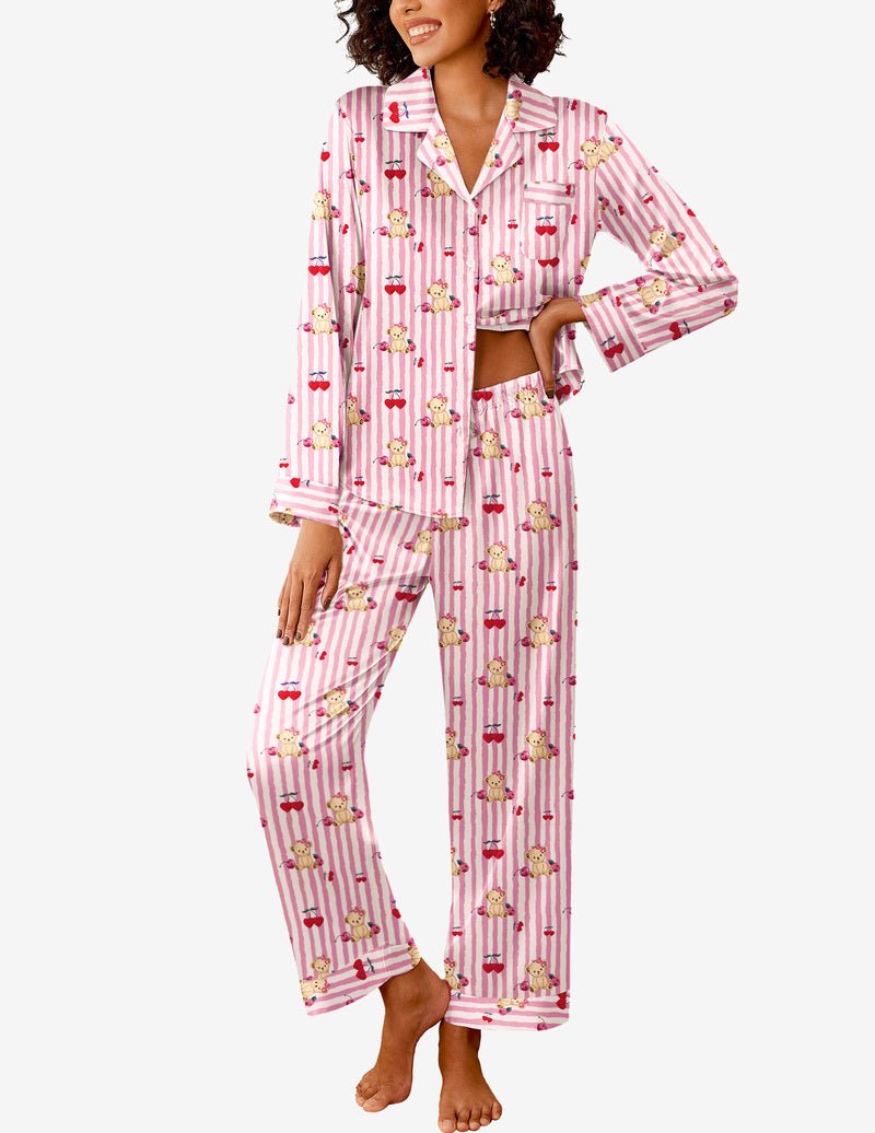 Comfy Silk Satin Pajama Set (US Only)