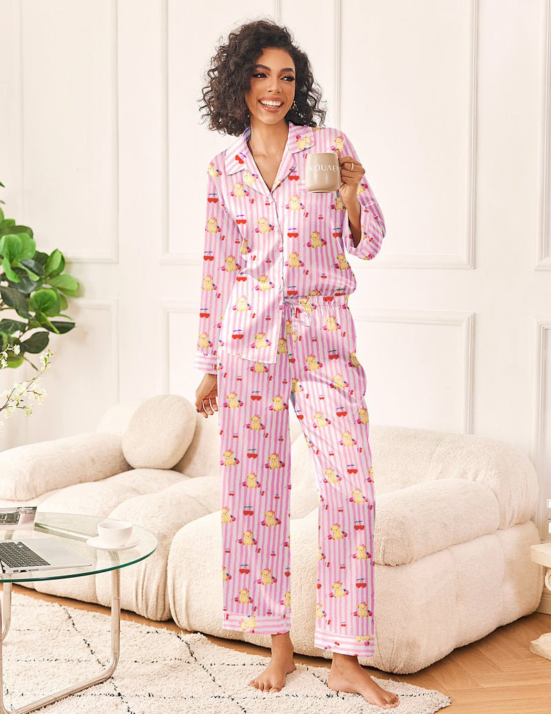 Comfy Silk Satin Pajama Set (US Only)