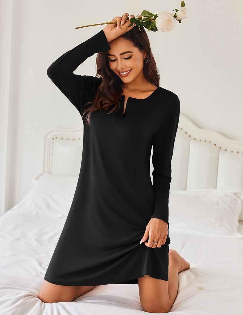 Comfy Soft 2 PCS Sleepshirt Dress (US Only)