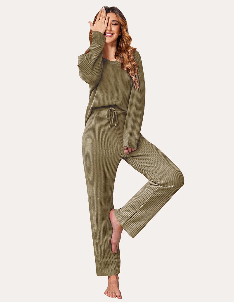 Comfy Waffle Knit Matching Sets (US Only)