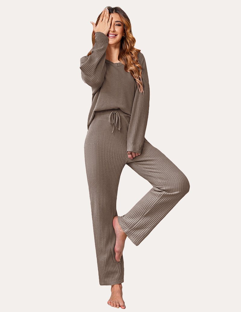 Comfy Waffle Knit Matching Sets (US Only)