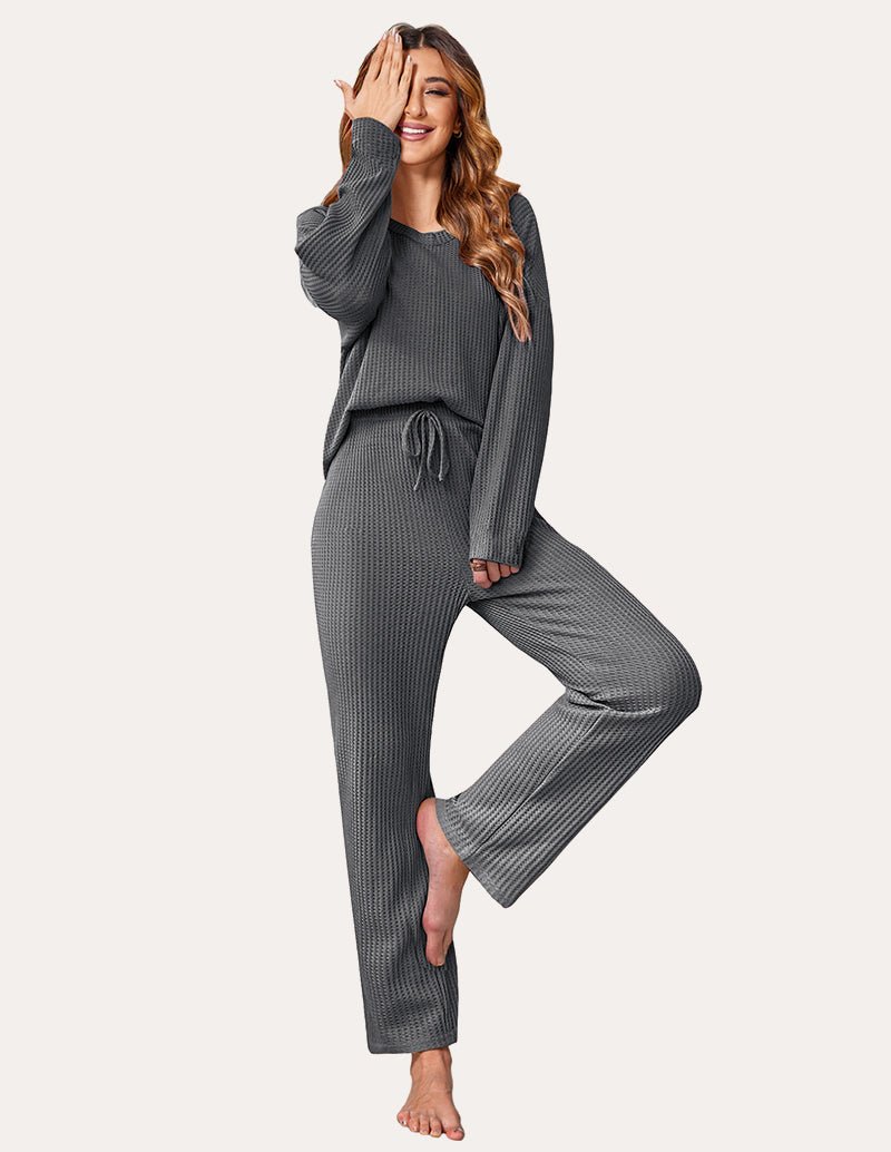 Comfy Waffle Knit Matching Sets (US Only)