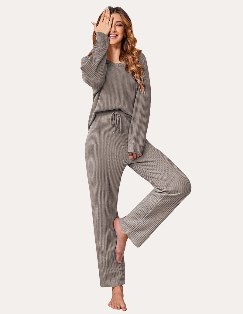 Comfy Waffle Knit Matching Sets (US Only)