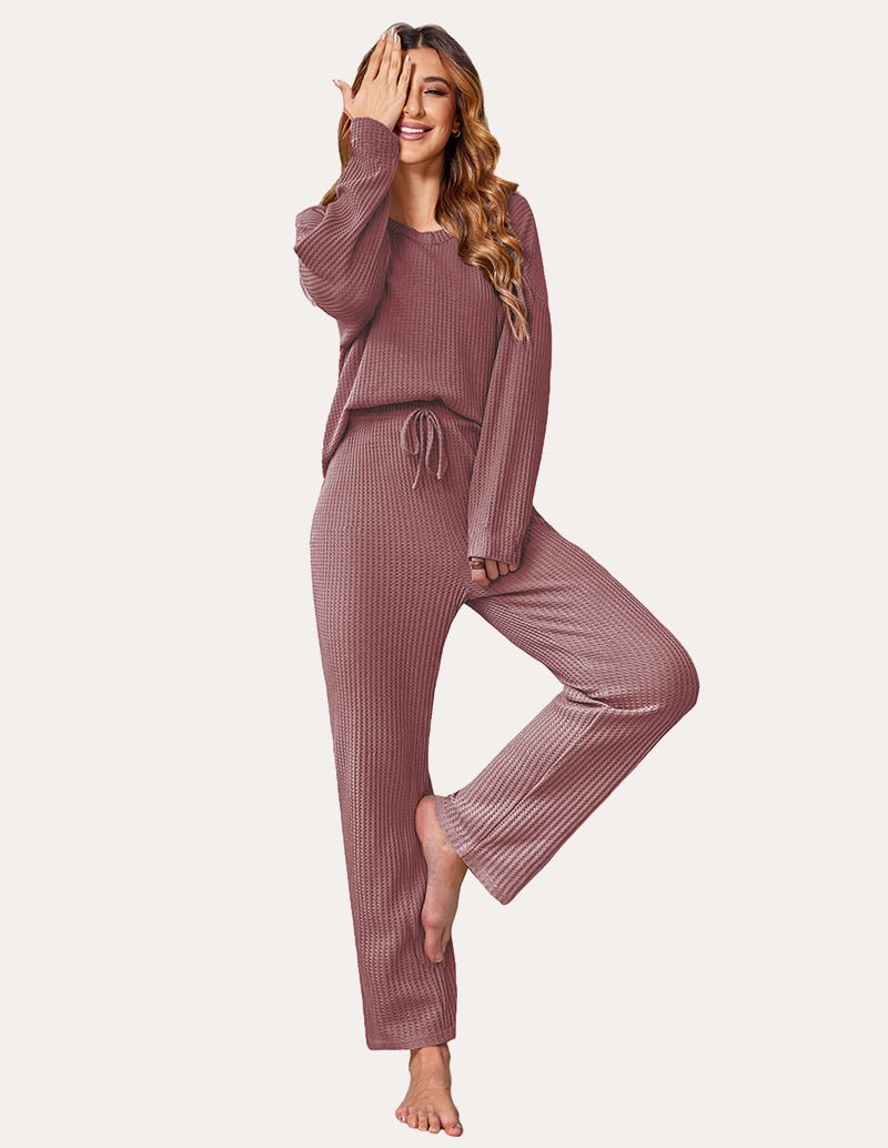 Comfy Waffle Knit Matching Sets (US Only)