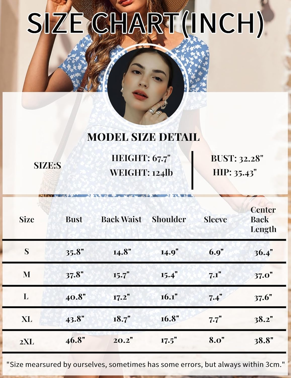 Ekouaer Breastfeeding Knee Length Maternity Dresses