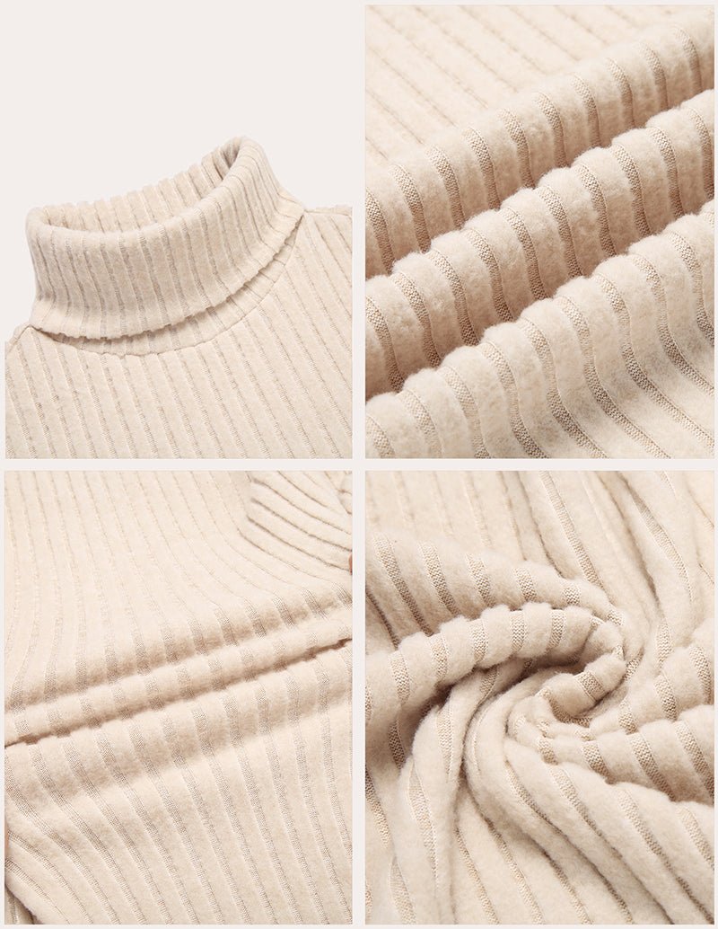 Beige ribbed knit sweater close-up, sleeve cuff and fabric texture