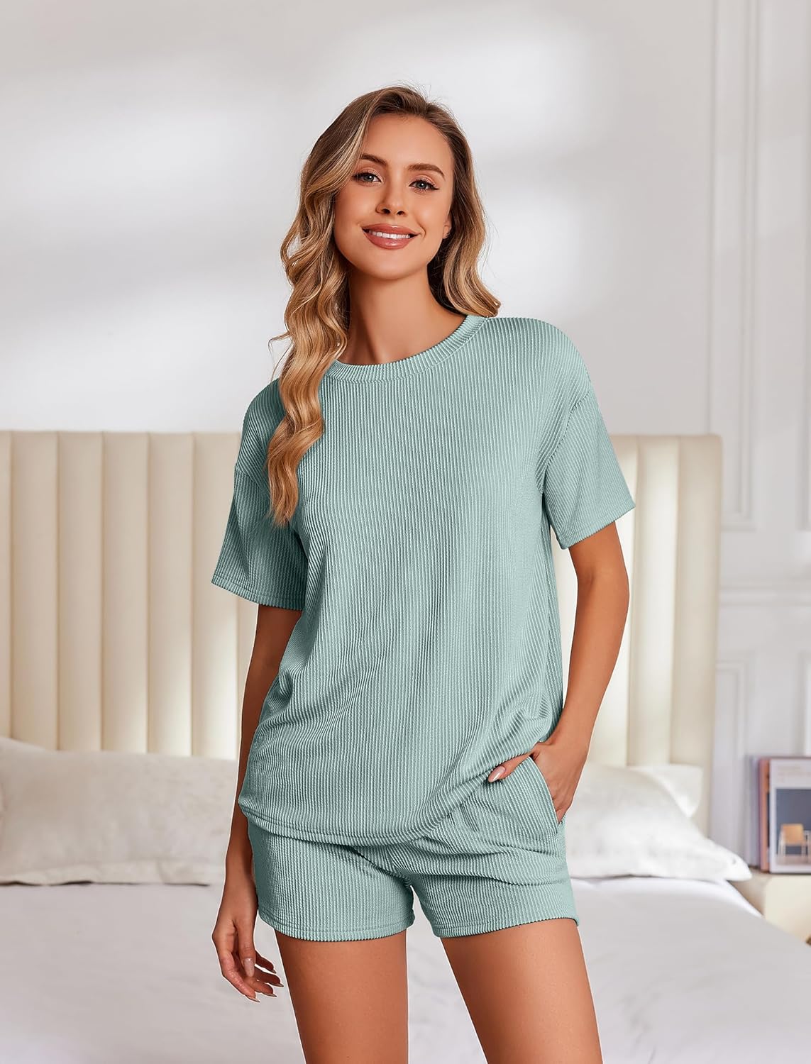 Ekouaer Pajama Sets 2 Piece Lounge Sets (US Only)