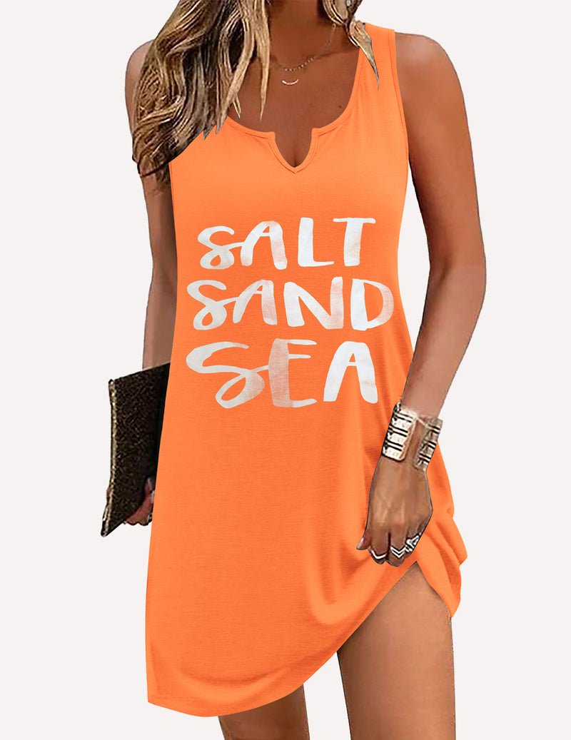 Ekouaer Women's Tank V Neck Sleepshirts (US Only)