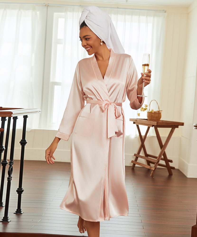 Lightweight Full Length Satin Robes (US Only)