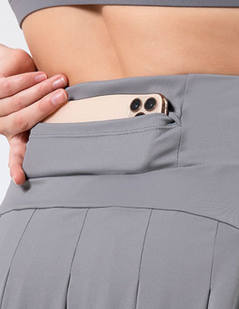Sleek Athletic Skirt with Pockets