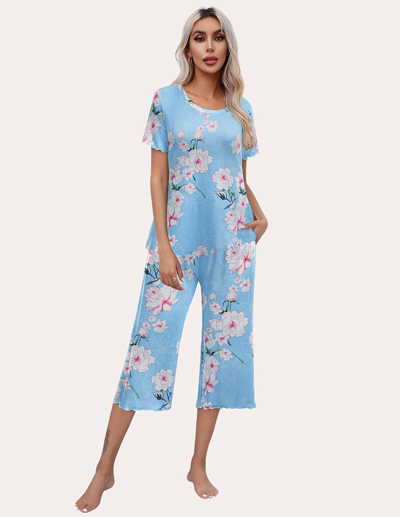 Soft Capri Pants Pajamas Set (US Only)