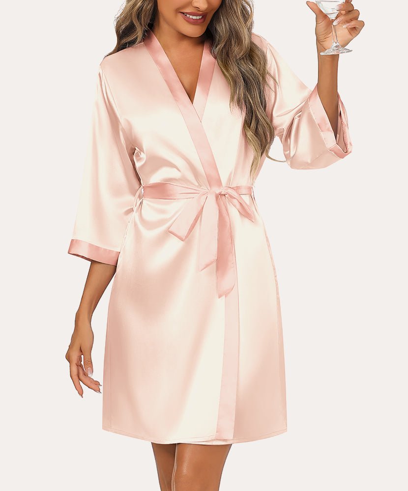Soft Silk Kimono Bathrobe (US Only)