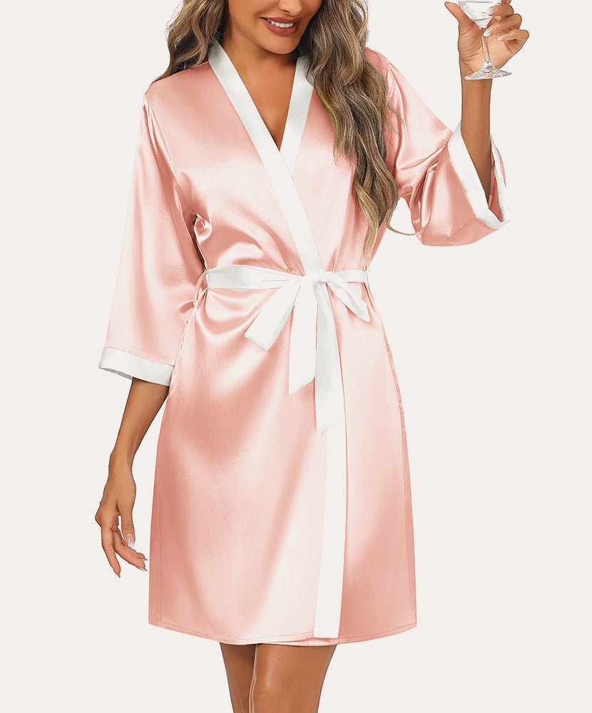 Soft Silk Kimono Bathrobe (US Only)