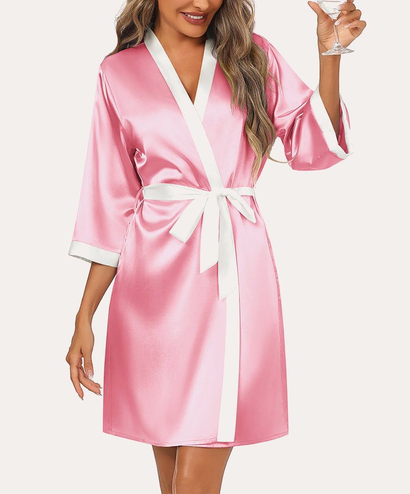 Soft Silk Kimono Bathrobe (US Only)
