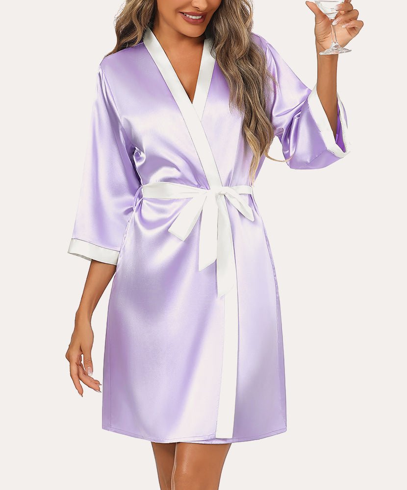 Soft Silk Kimono Bathrobe (US Only)