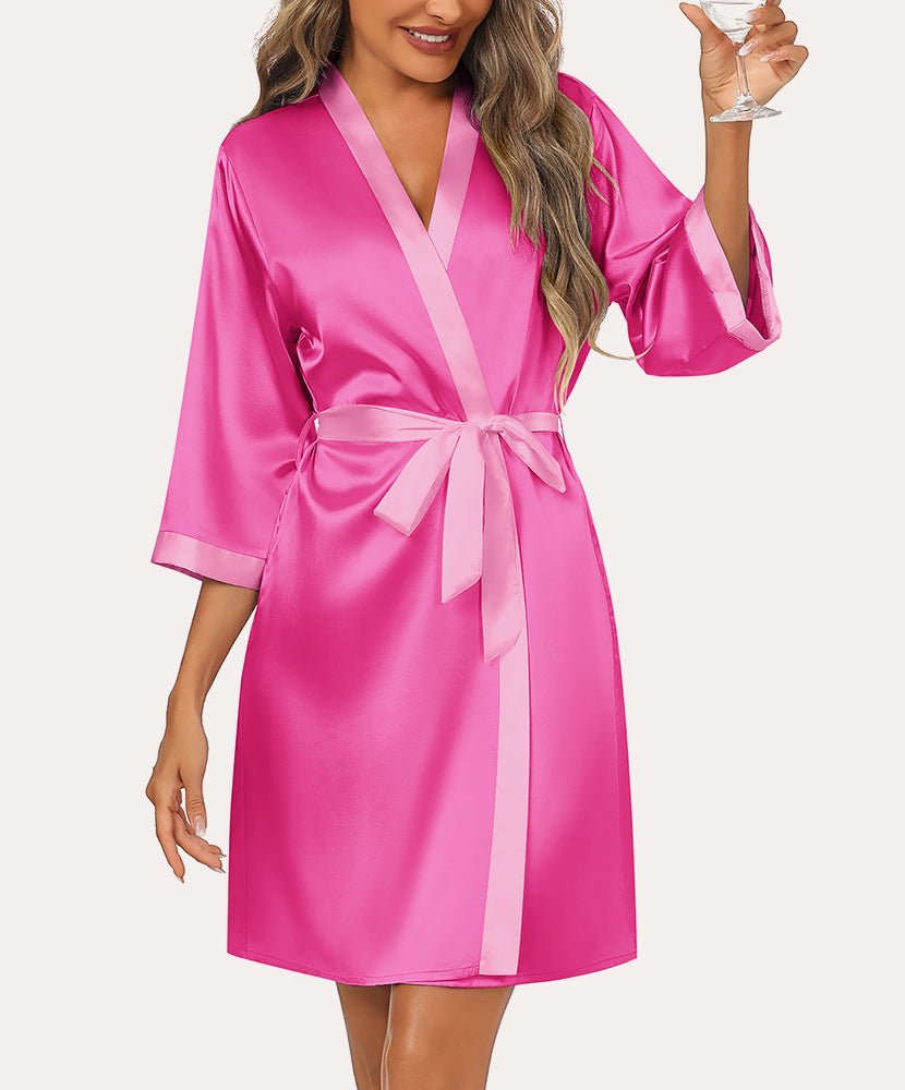 Soft Silk Kimono Bathrobe (US Only)