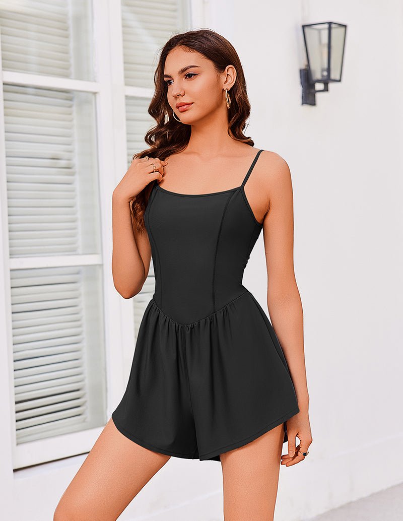 Summer Athletic Shorts Jumpsuit (US Only)