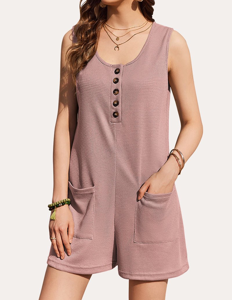 Summer Waffle Short Overalls (US Only)