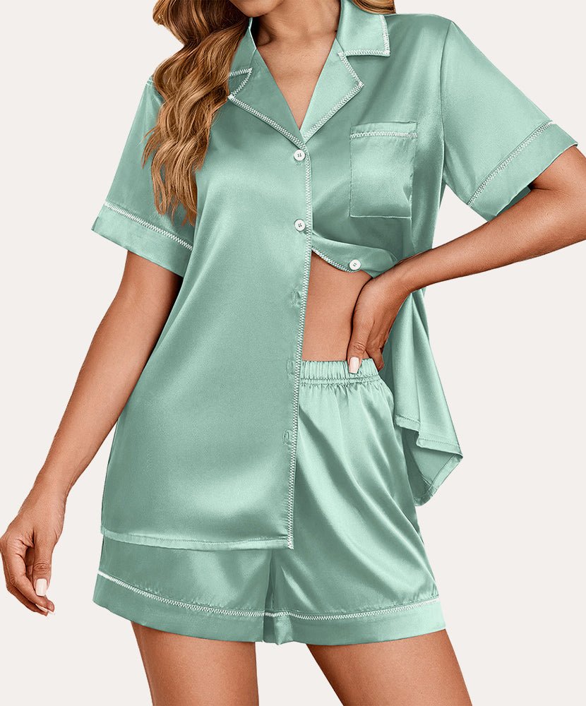 Teddy Luxe Comfort Satin Silk Pajama Sets (US Only)