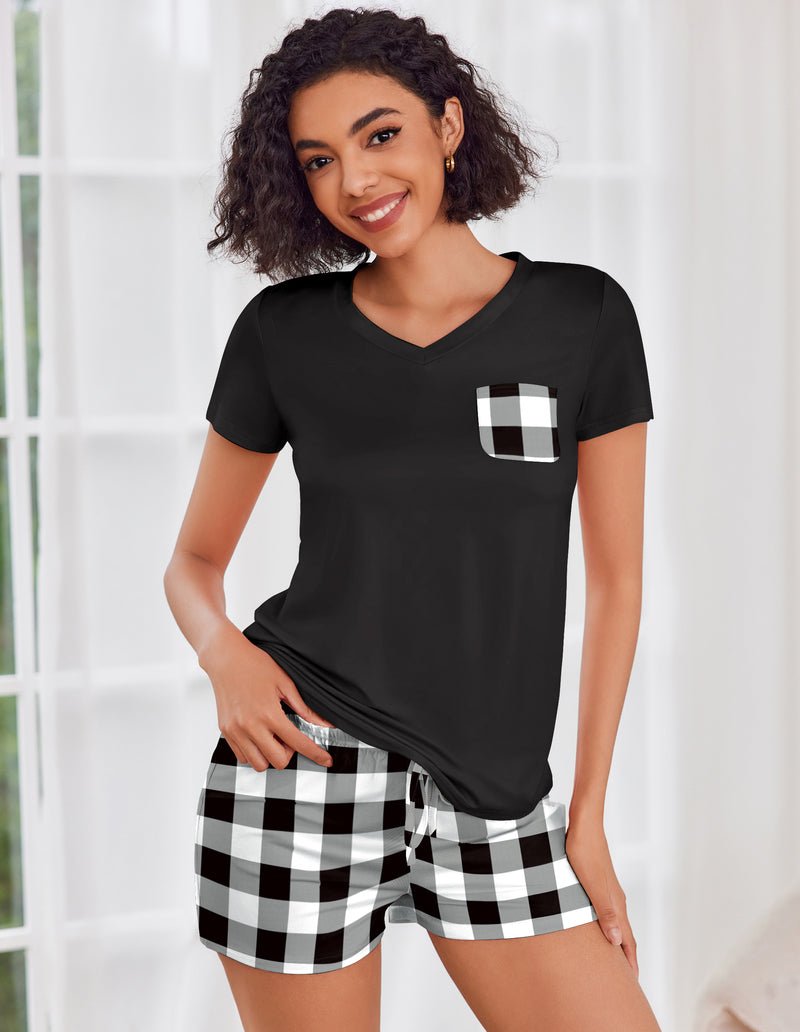 Teddy Pajama Sets Short Sleeve Pajamas Set