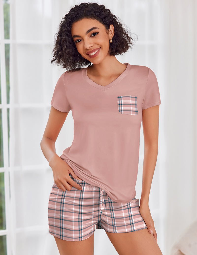 Teddy Pajama Sets Short Sleeve Pajamas Set