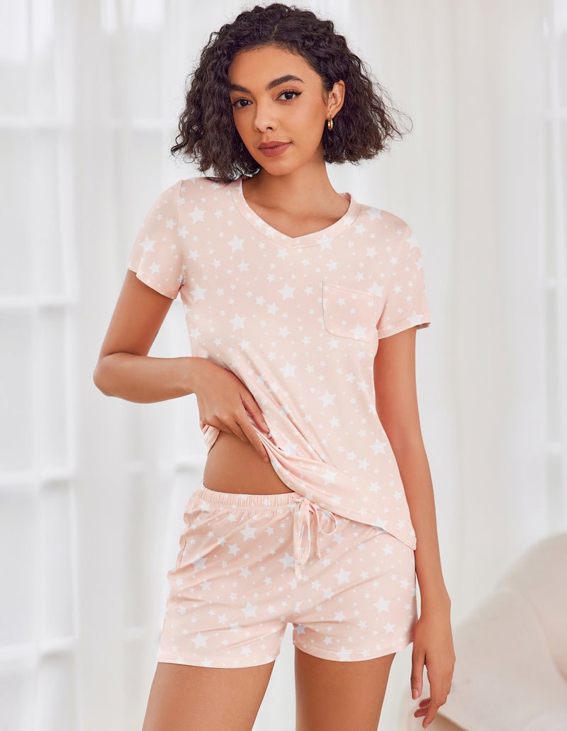 Teddy Pajama Sets Short Sleeve Pajamas Set