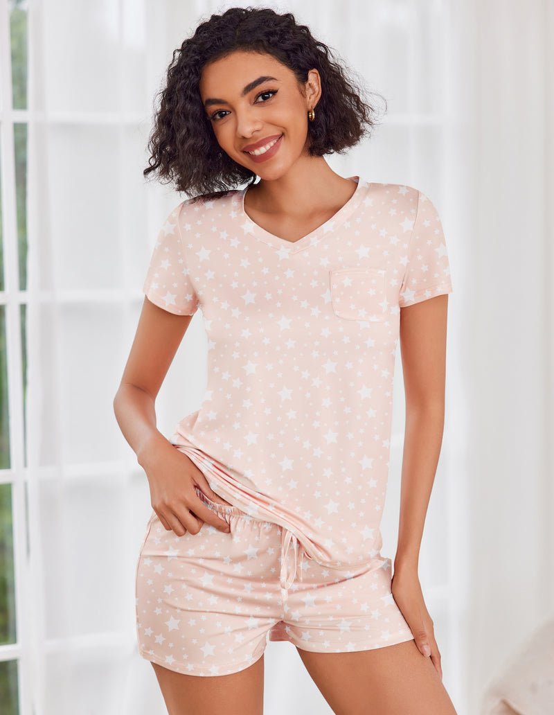 Teddy Pajama Sets Short Sleeve Pajamas Set