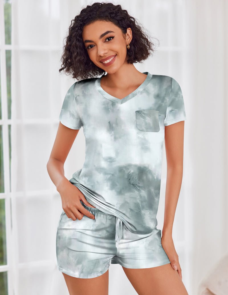 Teddy Pajama Sets Short Sleeve Pajamas Set