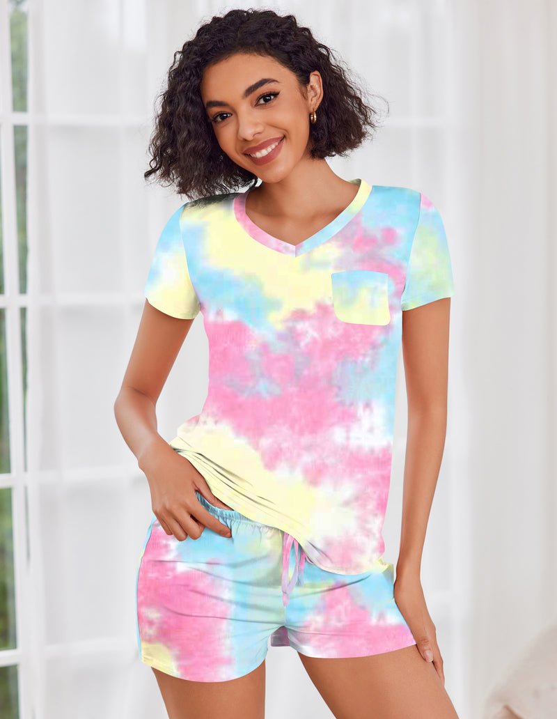 Teddy Pajama Sets Short Sleeve Pajamas Set