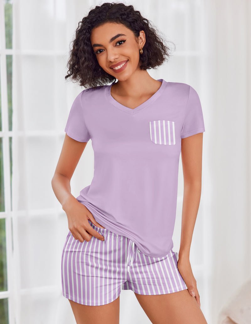 Teddy Pajama Sets Short Sleeve Pajamas Set