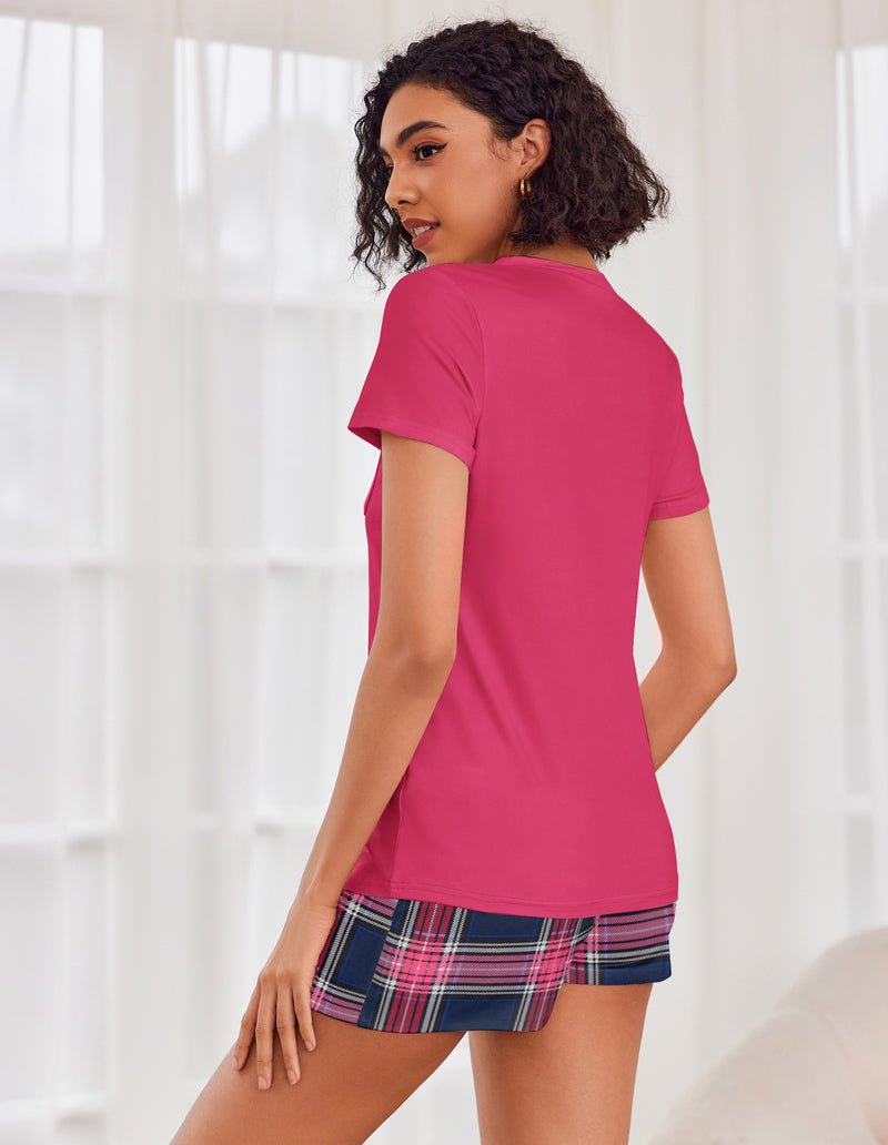 Teddy Pajama Sets Short Sleeve Pajamas Set