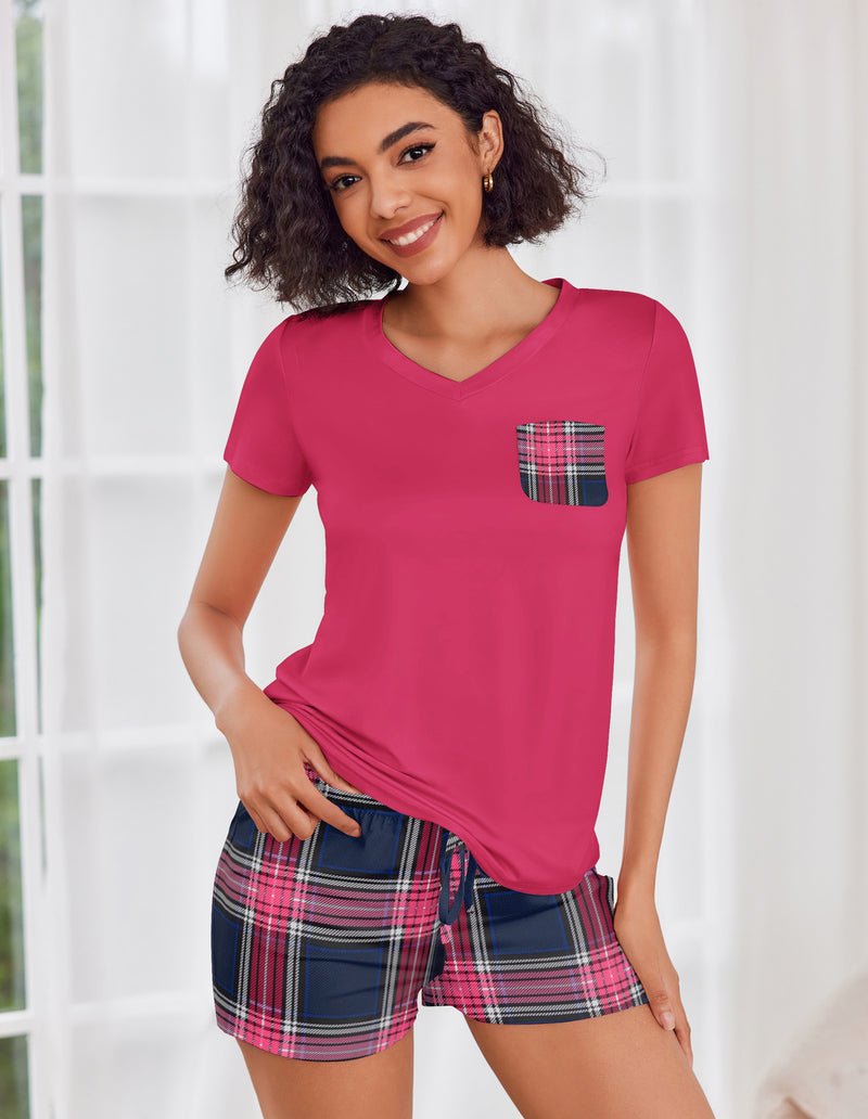 Teddy Pajama Sets Short Sleeve Pajamas Set
