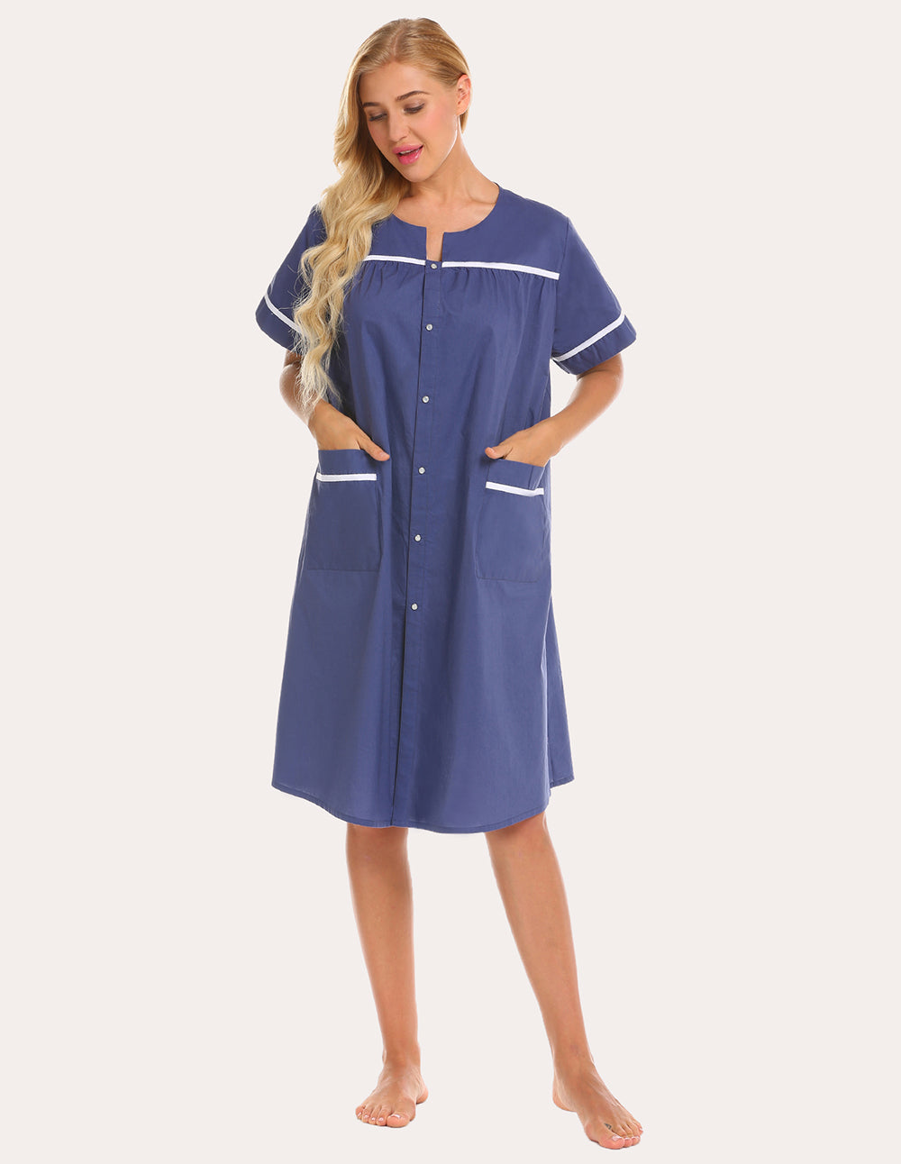 Ekouaer Cotton House Dress Nightgown (US Only) Ekouaer Cotton House Dress Nightgown (US Only)