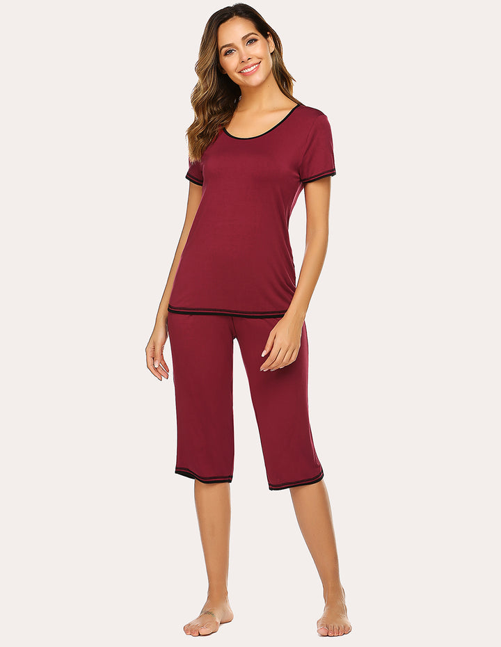 women's pajama short sets Ekouaer