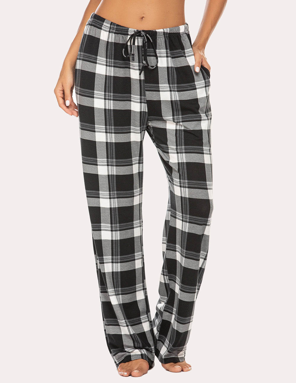Ekouaer Plaid Pajama Pants