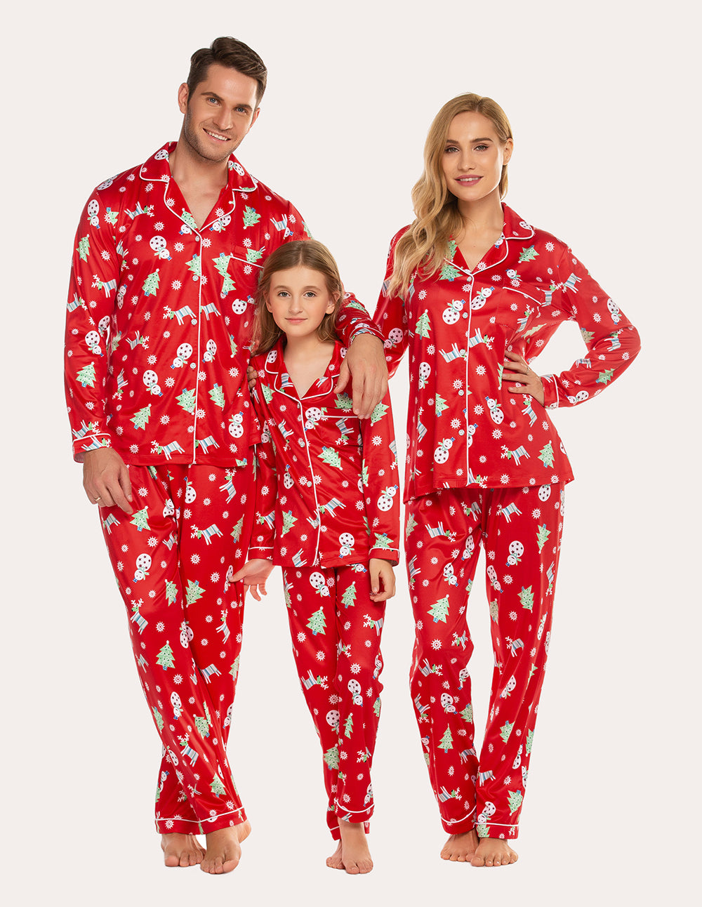 Ekouaer Christmas Pajama Set
