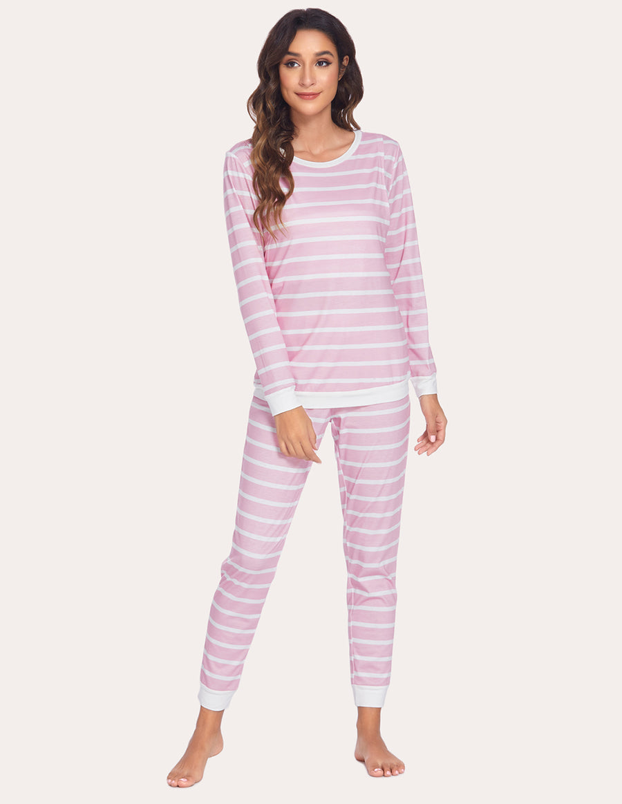 Womens Pajama Set Long Sleeve Ekouaer Ekouaer