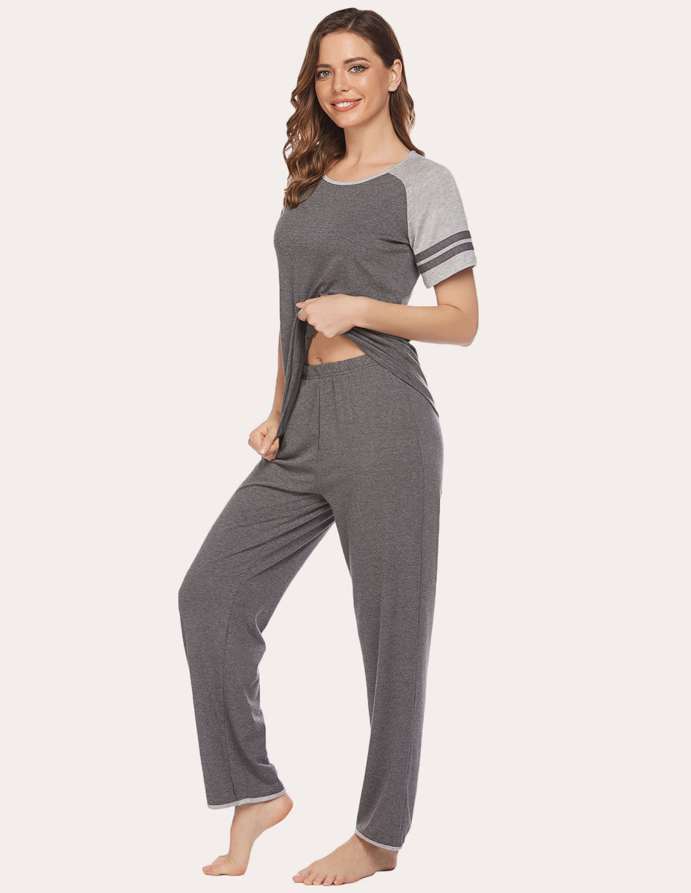 Ekouaer Fashionable Pajama Set