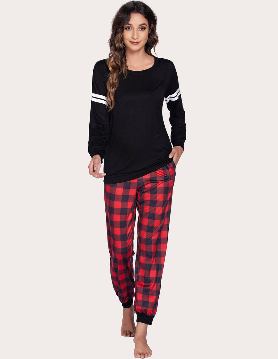 women's pajama set long sleeve EKOUAER Ekouaer