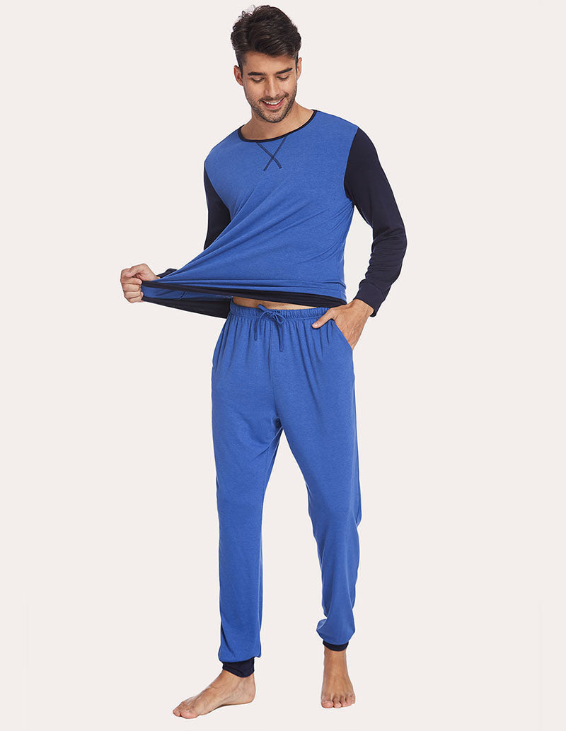 Ekouaer Men??£¤s Two Piece Pajamas Set