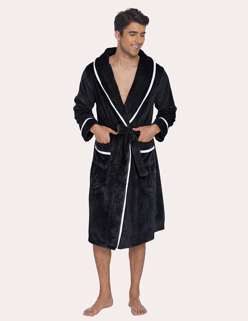 Ekouaer Men Flannel Robe