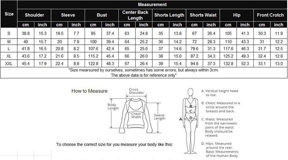 Ekouaer striped short sleeve pajama set size chart (US only)
