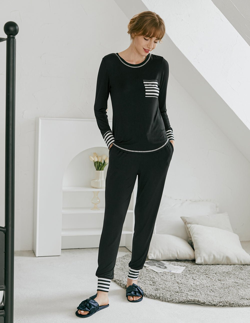 Ekouaer Classic Pajamas Set (US Only)
