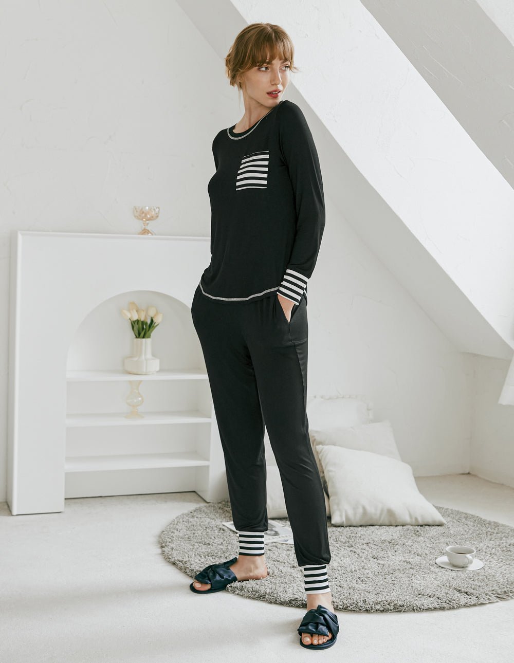Ekouaer Classic Pajamas Set (US Only)